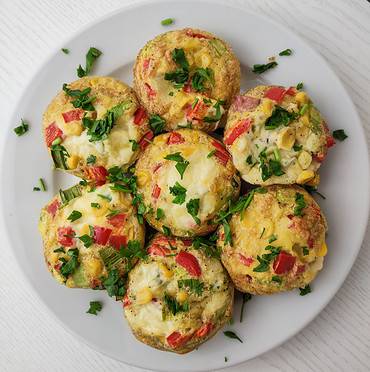 egg muffins with sausage