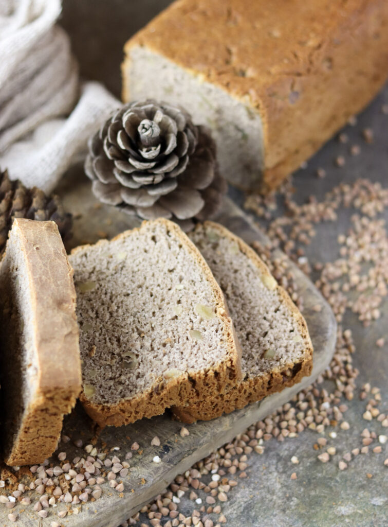 loaf of buckwheat bread 