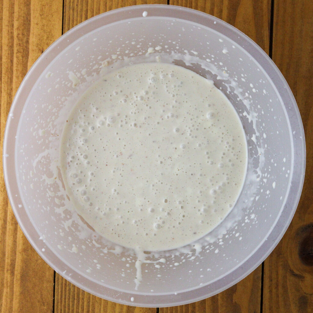 image of baobab milk mixture
