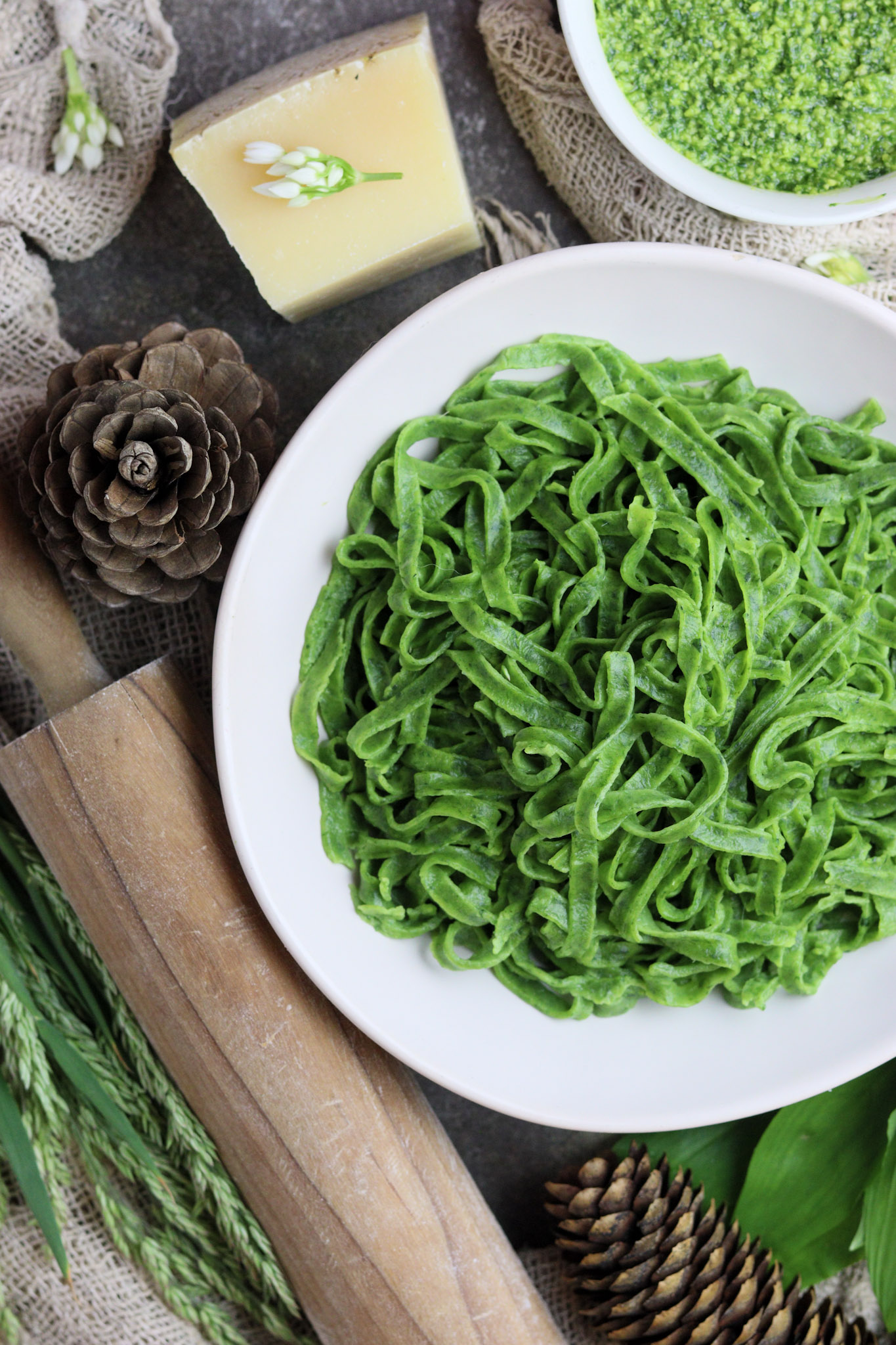 green pasta