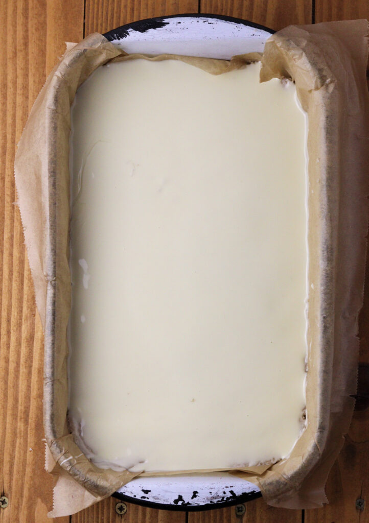 image of the third layer of baobab bars with chocolate